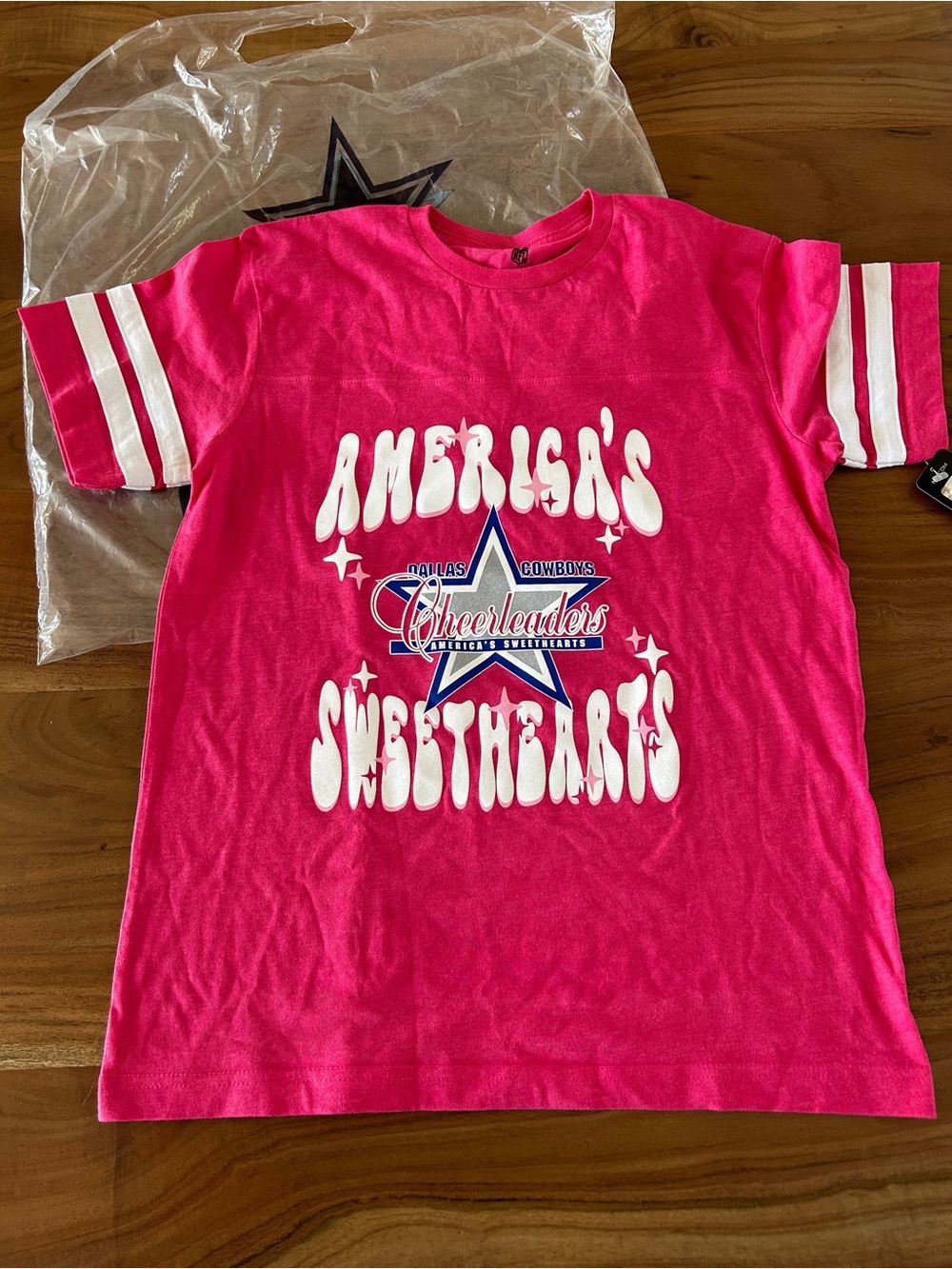 NFL Girls' Hot Pink Dallas Cowboys Cheerleaders Tee